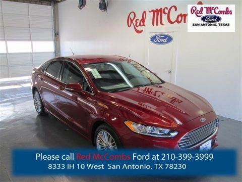 Ruby Red Metallic Ford Fusion SE.  Click to enlarge.