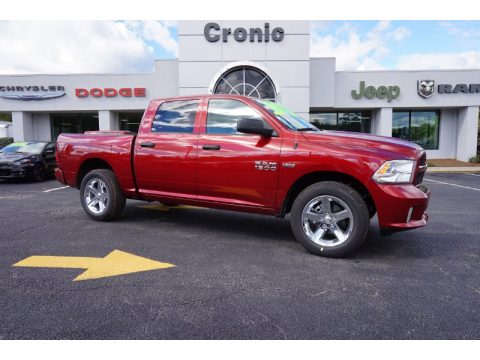 Deep Cherry Red Crystal Pearl Ram 1500 Express Crew Cab.  Click to enlarge.