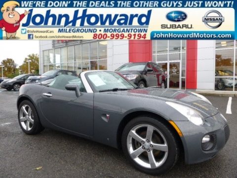 Sly Gray Pontiac Solstice GXP Roadster.  Click to enlarge.