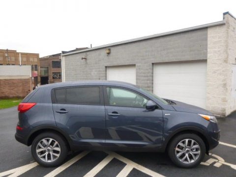 Twilight Blue Kia Sportage LX AWD. Click to enlarge. Twilight Blue Kia Sportage LX AWD. Click to enlarge.