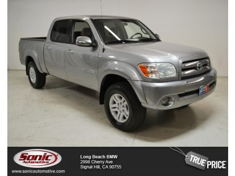 Silver Sky Metallic Toyota Tundra SR5 Double Cab.  Click to enlarge.