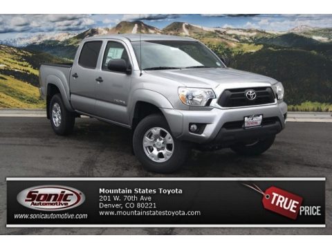 Silver Sky Metallic Toyota Tacoma V6 Double Cab 4x4. Click to enlarge. Silver Sky Metallic Toyota Tacoma V6 Double Cab 4x4. Click to enlarge.