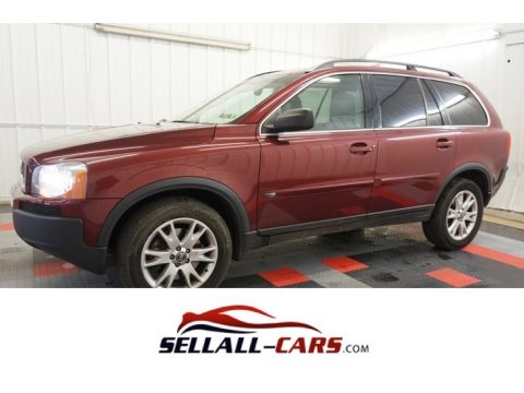 Ruby Red Metallic Volvo XC90 V8 AWD.  Click to enlarge.