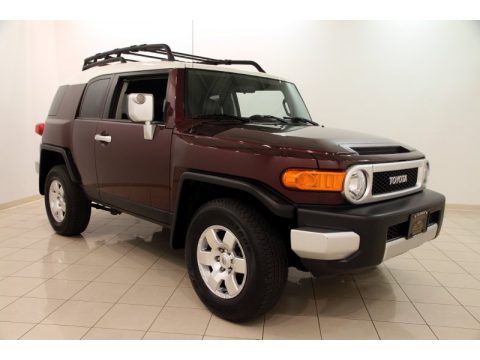 Black Cherry Pearl Toyota FJ Cruiser 4WD.  Click to enlarge.