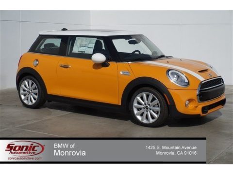 Volcanic Orange Mini Cooper S Hardtop 2 Door.  Click to enlarge.