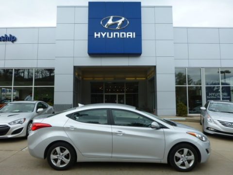 Silver Hyundai Elantra GLS.  Click to enlarge.