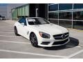 Front 3/4 View of 2015 Mercedes-Benz SL 550 White Arrow Edition Roadster #6