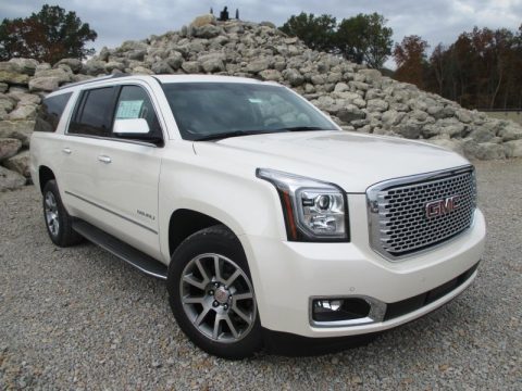 White Diamond Tricoat GMC Yukon XL Denali 4WD.  Click to enlarge.