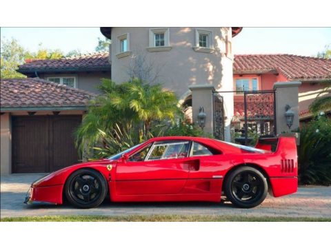 Red Ferrari F40 LM Conversion.  Click to enlarge.
