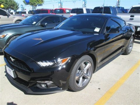 Black Ford Mustang GT Coupe.  Click to enlarge.