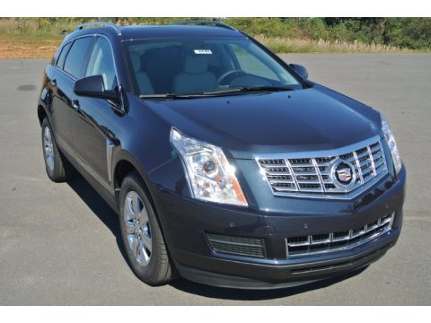Sapphire Blue Metallic Cadillac SRX Luxury.  Click to enlarge.