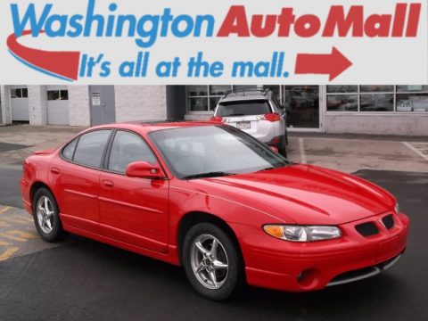 Bright Red Pontiac Grand Prix GT Sedan.  Click to enlarge.