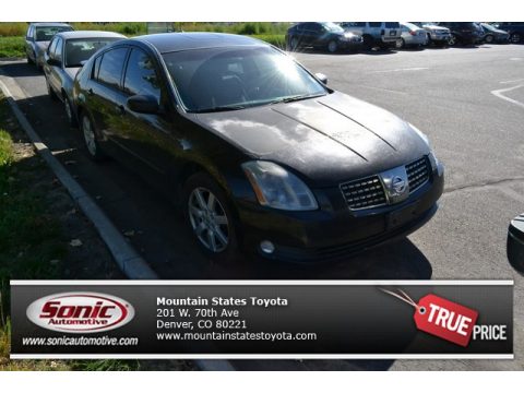 Onyx Black Nissan Maxima 3.5 SL. Click to enlarge. Onyx Black Nissan Maxima 3.5 SL. Click to enlarge.