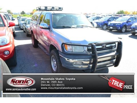 Thunder Gray Metallic Toyota Tundra SR5 Extended Cab 4x4.  Click to enlarge.