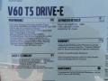 2015 Volvo V60 T5 Drive-E Window Sticker #33 2015 Volvo V60 T5 Drive-E Window Sticker #33