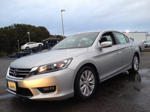 Alabaster Silver Metallic Honda Accord EX-L Sedan.  Click to enlarge.