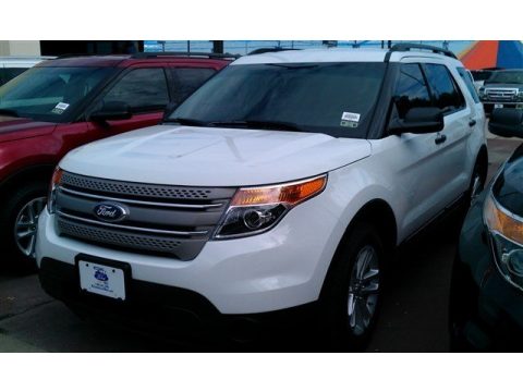 Oxford White Ford Explorer FWD.  Click to enlarge.