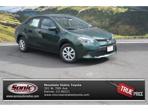 4Evergreen Mica Toyota Corolla LE Eco.  Click to enlarge.