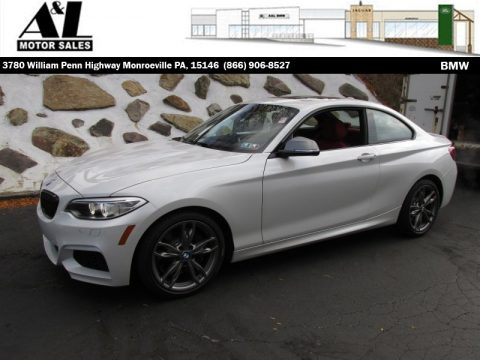 Alpine White BMW 2 Series M235i xDrive Coupe.  Click to enlarge.