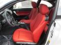  2015 BMW 2 Series Coral Red/Black Interior #12