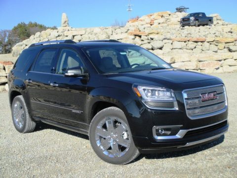 Carbon Black Metallic GMC Acadia Denali AWD.  Click to enlarge.