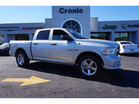 Bright Silver Metallic Ram 1500 Express Crew Cab.  Click to enlarge.