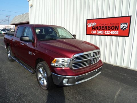Deep Cherry Red Crystal Pearl Ram 1500 SLT Crew Cab 4x4.  Click to enlarge.