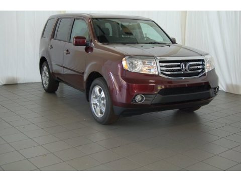 Dark Cherry Pearl Honda Pilot EX-L.  Click to enlarge.