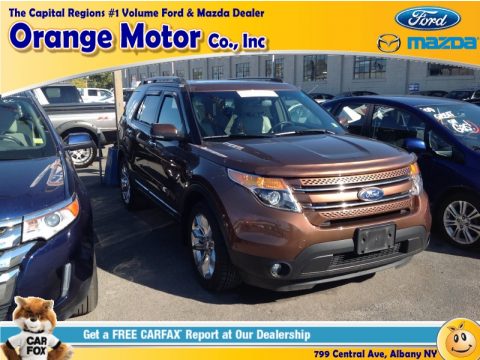 Golden Bronze Metallic Ford Explorer Limited 4WD.  Click to enlarge.