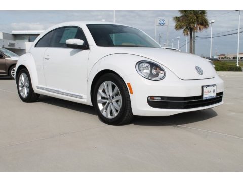 Candy White Volkswagen Beetle TDI.  Click to enlarge.