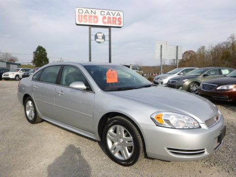 Silver Ice Metallic Chevrolet Impala LT.  Click to enlarge.