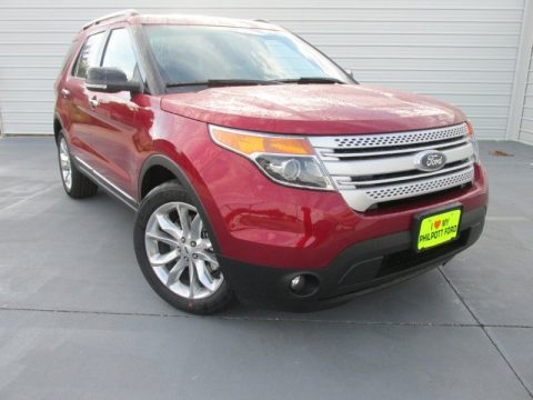 Ruby Red Ford Explorer XLT.  Click to enlarge.