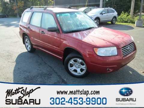 Garnet Red Pearl Subaru Forester 2.5 X.  Click to enlarge.