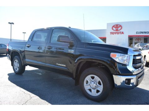 Black Toyota Tundra SR5 CrewMax 4x4.  Click to enlarge.