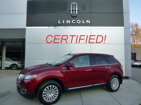 Ruby Red Tinted Tri-Coat Lincoln MKX AWD.  Click to enlarge.