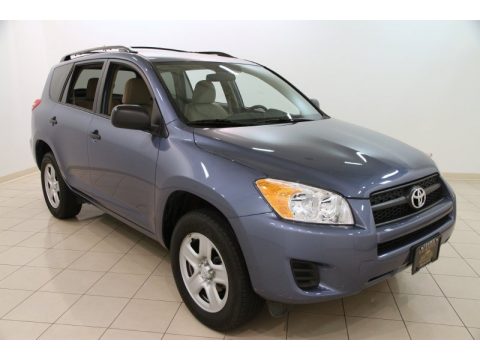 Pacific Blue Metallic Toyota RAV4 I4 4WD.  Click to enlarge.