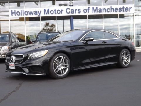 Obsidian Black Metallic Mercedes-Benz S 550 4Matic Coupe.  Click to enlarge.