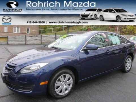 Kona Blue Mica Mazda MAZDA6 i Sport Sedan.  Click to enlarge.