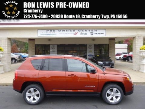 Copperhead Pearl Jeep Compass Sport 4x4.  Click to enlarge.
