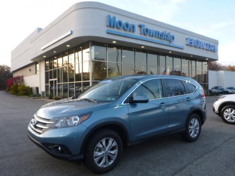 Twilight Blue Metallic Honda CR-V EX AWD.  Click to enlarge.