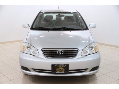 Silver Streak Mica Toyota Corolla LE.  Click to enlarge.