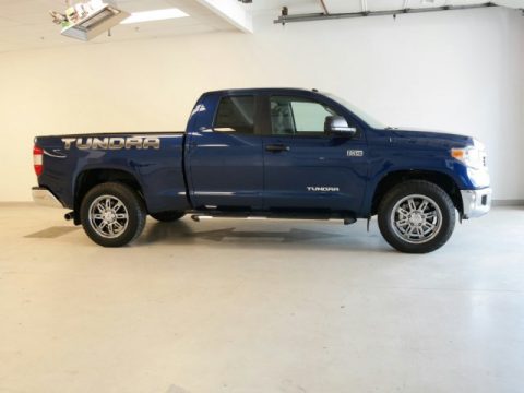 Blue Ribbon Metallic Toyota Tundra SR5 Double Cab.  Click to enlarge.