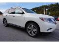 Front 3/4 View of 2015 Nissan Pathfinder Platinum #7