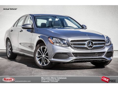 Paladium Silver Metallic Mercedes-Benz C 300 4Matic.  Click to enlarge.