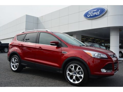 Ruby Red Metallic Ford Escape Titanium.  Click to enlarge.