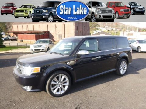 Dark Ink Blue Metallic Ford Flex Limited AWD.  Click to enlarge.