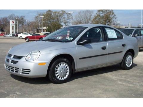 Bright Silver Metallic Dodge Neon SE.  Click to enlarge.