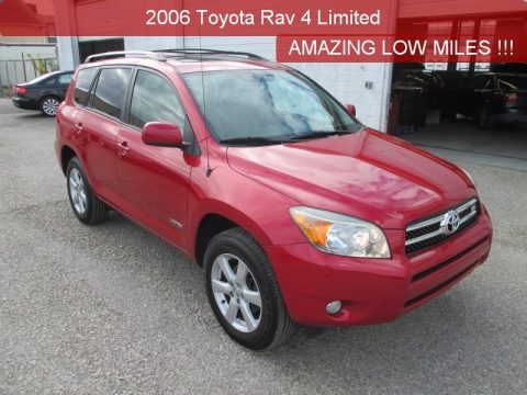 Barcelona Red Metallic Toyota RAV4 Limited 4WD. Click to enlarge. Barcelona Red Metallic Toyota RAV4 Limited 4WD. Click to enlarge.