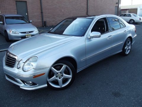 Iridium Silver Metallic Mercedes-Benz E 350 4Matic Sedan.  Click to enlarge.