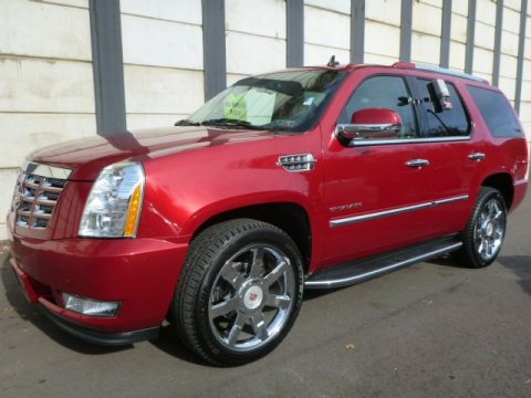 Crystal Red Tintcoat Cadillac Escalade Luxury AWD.  Click to enlarge.